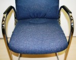 günstiger, gebrauchter Konferenzsessel mit hoher Rückenlehne buerostuhl gebraucht