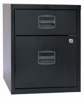 Bisley Büroschubladenschrank, 2 Schübe aktenschrank