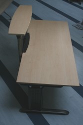 Günstiger, gebrauchter Gesika Empfangsarbeitsplatz. bueromoebel gesika empfang