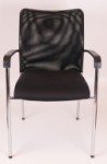 konferenzstuhl armlehnen chromgestell