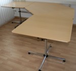 Gebrauchte, günstige USM Kitos Winkelkombination. schreibtisch